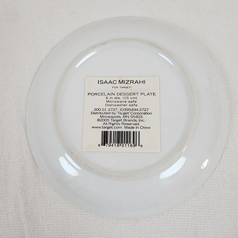 Isaac Mizrahi For Target Red Poppy Salad Plate 6